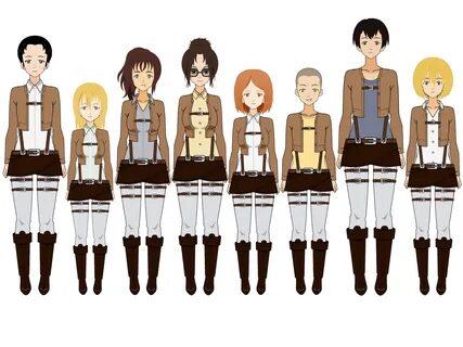 Attack On Titan Characters (Exports) (Updated) by S-Massett 