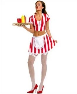 Sexy Fast-food Waitress Costume