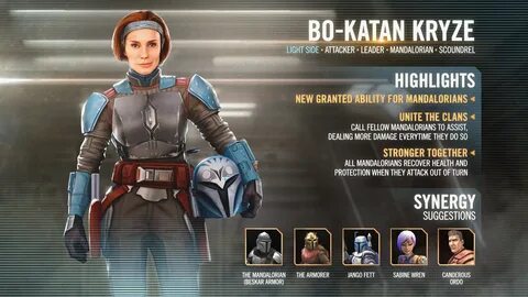 Star Wars Galaxy of Heroes Developer Insight: Bo-Katan Kryze