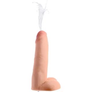 9 inch realistic dual density squirting dildo