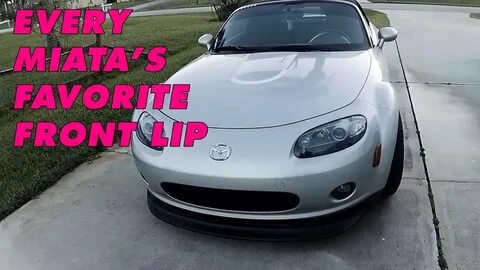 Does it fit? Installing the Ebay GV Style Front Lip NC Miata
