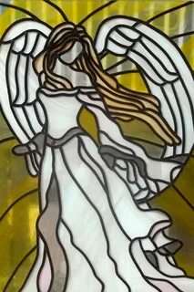 iPhone Wallpaper - Angel tjn Stained glass angel, Modern sta