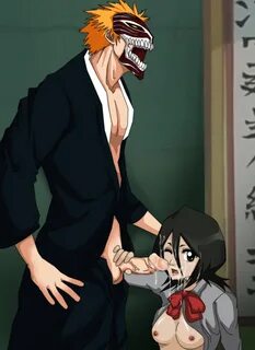 Kuchiki Rukia And Ichigo Bleach Hentai Image