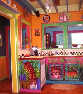 Кухня в мексиканском стиле.