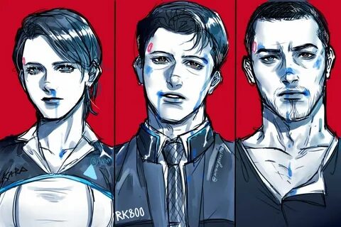 Detroit become human Kara, Connor, Markus By: mmmguntger Det