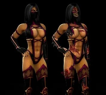 Скачать Mortal Kombat (2011) "Royal & Black skins for Mileen