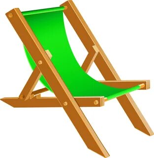 Transparent Beach Chair Png Clipart - Beach Chair Clipart Tr