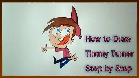How to Draw Timmy Turner Step by Step Cartoon people, Cartoo