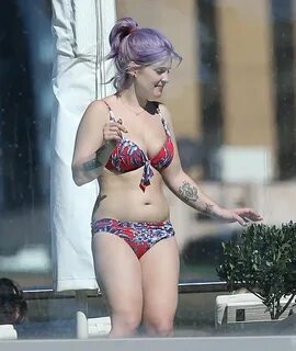 Kelly Osbourne - Red Floral Bikini Candids -40 GotCeleb