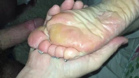 Granny Feet Cum