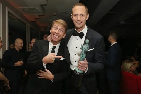 Alexander Skarsgård And Jack McBrayer Are The Cutest SAG Awa