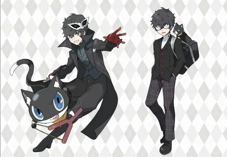 Persona 5: Ren and Morgana Persona 5 joker, Persona 5, Perso