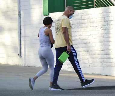 Meagan Good in Tights - Out in West Hollywood-06 GotCeleb