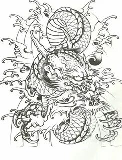 Diseños de tatuajes... Dragon tattoo designs, Black dragon t