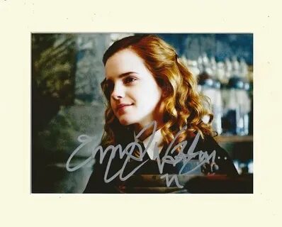 Buy Emma Watson Hermione Granger Signed Autograph Print In C