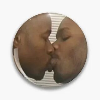 "Two Black Men Kissing Meme" Pin by Jridge98 Redbubble