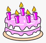 Pink Birthday Cake Clip Art , Free Transparent Clipart - Cli
