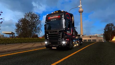 Скачать ETS 2 "Тюнинг Scania R (SCS)" 3.0 Update - Геймплей