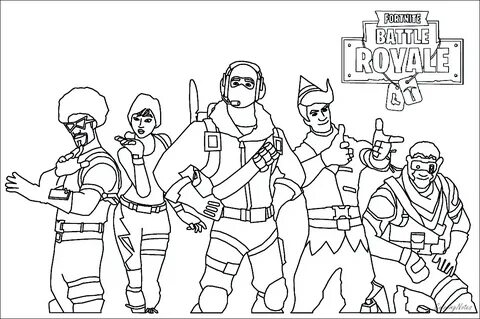 Fortnite All Skins Coloring Pages men-and-issues