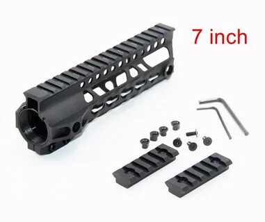 Tactical Paintball Airsoft 7" One Rail Float Quad Rail Handg