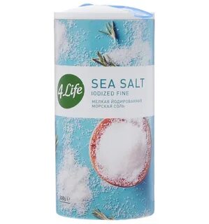 Соль морская 500г 4life мелкая йодированная купить в Симферо