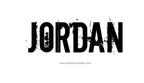 Understand and buy jordan name tattoo designs cheap online