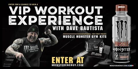 Monster Energy Sweepstakes - Win VIP Workout Experience with