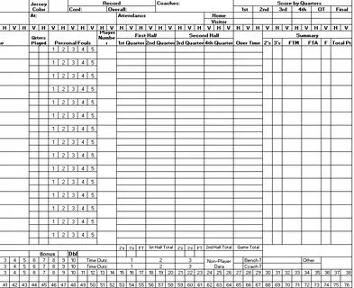 Basketball-Score-Sheet-Template-Excel 6 - Printable Samples