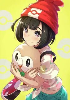 Pokémon - S&M Female Protagonist and Rowlet art by Kusano Sh