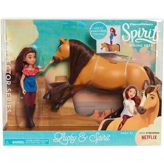 Mustang Spirit Riding Free Set кукла и лошадь Pru Abigail иг