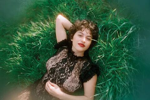 Alia Shawkat in Spring’s Romantic Dresses