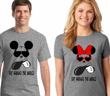 Eat Around the World Couples Tshirts/ Disney Family Shirts/ 