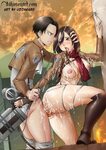 Attack on Titan Hentai - Levi x Mikasa Otaku Sex Art