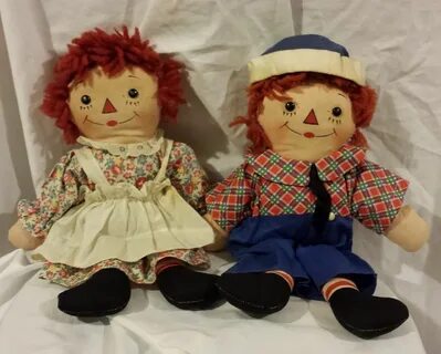 MOST ADORABLE VINTAGE RETRO STYLE RAGGEDY ANN DOLL HORSE TOY