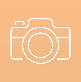 Camera App Icon Peach app, Iphone app design, Iphone photo a