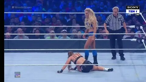 Charlotte Flair vs Ronda Rousey WWE Wrestlemania 38 Full Hig