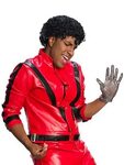 Pop Superstar Costume Mens Adults Jackson Thriller Fancy Dre