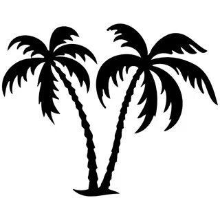 Breezy Palm Trees Sticker