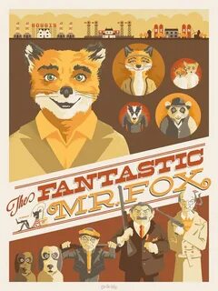 The Fantastic Mr. Fox Fox poster, Wes anderson movies, Fanta