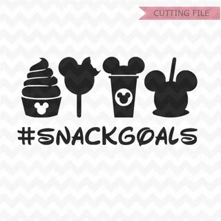 Disney Snack goals SVG Disney svg Snack goals svg and png Et