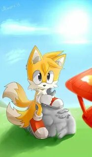 Tails the fox cute and adorable Sonic fan art, Classic sonic