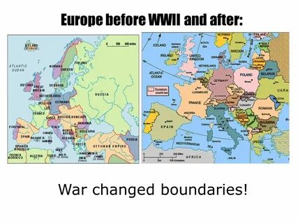 Campus Map: World Map Before And After Ww2