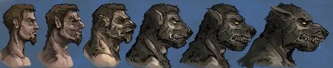 Werewolf transformation 2 by Andy-Butnariu.deviantart.com on
