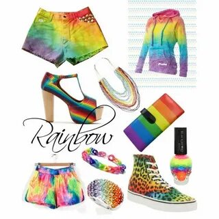 Luxury fashion & independent designers SSENSE Rainbow outfit