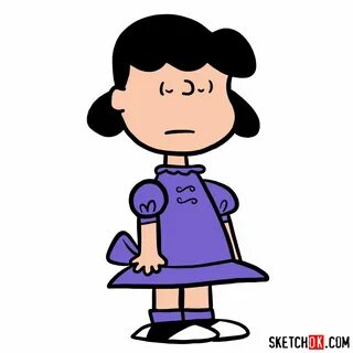 Lucy van Pelt Archives - Sketchok easy drawing guides
