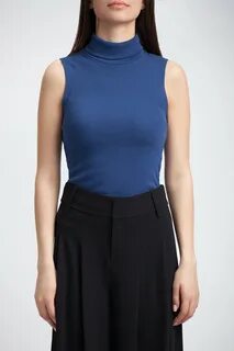 кофта Alice + Olivia Farley Sleeveless Turtleneck Top C60802