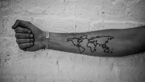 love this #tattoo Tatouage monde, Tatouage australie, Tatoua