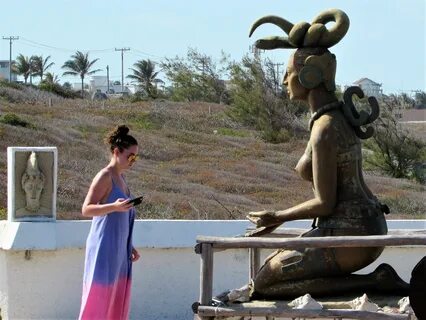 IxChel Mayan Water & Moon Goddess Statue biscotts.com