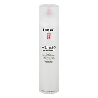 Rusk W8Less Shine Enhancing Strong Hold Hair Spray, 10 oz - 