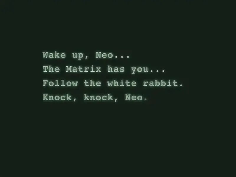 Wake up, Neo... by Louis Bullock on Dribbble